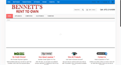 Desktop Screenshot of bennettsrenttoown.com